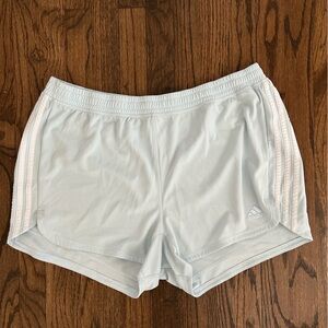 Adidas Women's Pale Blue Athletic Shorts size 2X